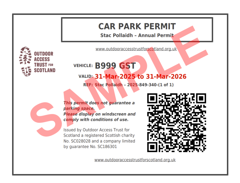 Stac Pollaidh Annual Permit